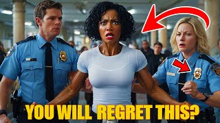 Racist Officers Block Black Woman from Boarding—Until They Spot Her ADMIRAL Badge [upl. by Amo]