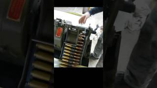 50cal Ammo Belt Positioning Machine BROWNING MACHINE GUN M2HB M2 belted ammunition military bullet [upl. by Hgalehs]