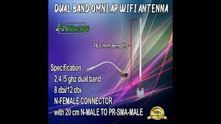 Actual Demo Test Dual Band OMNI WiFi Antenna from Signal Express [upl. by Talia]