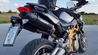 Aprilia Shiver 750  GPR Furore nero sound  without db killers [upl. by Allesig50]