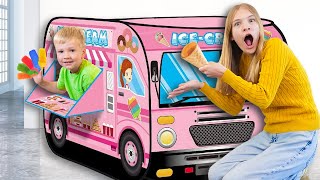 Amelia Avelina and Akim Ice cream truck story with Arthur [upl. by Aleksandr]