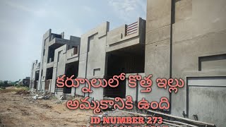 ID NUMBER 273 New house for sale loan available location in Kurnool [upl. by Nimsaj]