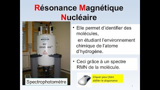 Résonance magnétique nucléaire principe [upl. by Ernaline607]