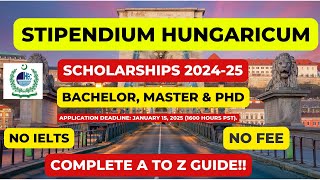 Stipendium Hungaricum Scholarship Programme 20252026  Fully Funded Scholarships in Hungary [upl. by Lancelle192]