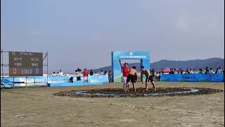 Beach Wrestling China  80kg [upl. by Ramej]