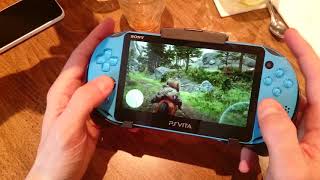 Remote Play PS4 sur PS Vita en nomade  RDR2 amp Horizon Zero Dawn [upl. by Attebasile]