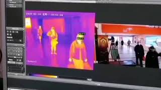 Multi Objects Body Temperature Measure Thermal Imaging IP Camera [upl. by Lefton393]