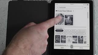 How to locate Kindle Library page on your Kindle Paperwhite or other versions [upl. by Hyrup]