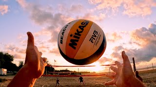 4K GoPro Beach Volleyball  POV Highlights 19 [upl. by Ansaev]