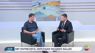 SBT ENTREVISTA DEPUTADO RICARDO SALLES [upl. by Tippets]