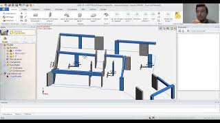 Graitec OMD  Advance Design import AutoCAD to Advance sequel [upl. by Standice]