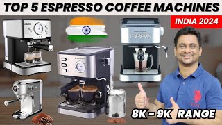 Top 5 Best Coffee MachineIndia 2024  Best Espresso Coffee Machine in India  Best Coffee Maker [upl. by Tirzah142]