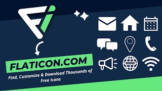 How to use flaticoncom  Find Customize amp Download Thousands of Free Icons [upl. by Yrram]