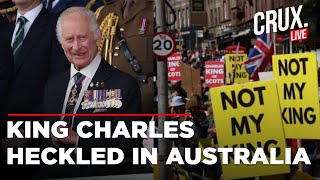 UK Royal Family News Live  quotNot My Kingquot AntiMonarchy Protesters Heckle King Charles In Australia [upl. by Hachmann]