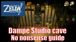 How to get the Treasure chest in the cave near Dampe Studio Guide  Zelda Echoes of Wisdom [upl. by Eleen]