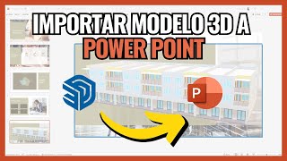 Como Importar un MODELO 3D de SketchUp a PowerPoint ▶ FÁCIL Y RÁPIDO [upl. by Amikahs907]