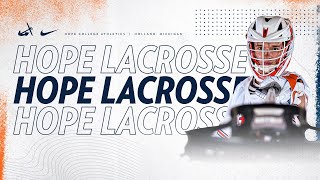 Hope vs Illinois Institute of Technology  Mens Lacrosse 32724  NCAA D3 Lacrosse [upl. by Mcdonald]