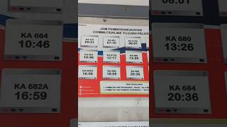 Jadwal KRL dari Stasiun Brambanan Tujuan Palur [upl. by Aldwin]