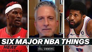 An NBA 6Pack Heat Culture In Trouble AllStar Game Fixes amp Much More  The Bill Simmons Podcast [upl. by Jennica279]