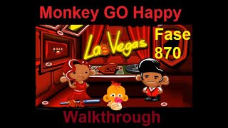 Walkthrough Monkey GO Happy Fase 870Herbie the Race Car in Las Vegas Theme [upl. by Ettenna833]