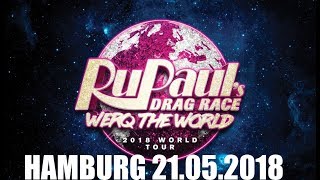 RuPauls Draq Race Werq World Tour 2018 Hamburg [upl. by Annaoi686]