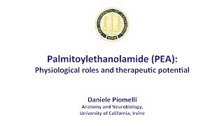 Science Behind PEA with Dr Daniele Piomelli [upl. by Kung]