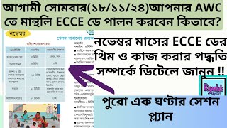 🔥🔥নভেম্বরে ECCE দিবসের থিম কিকেন্দ্রে ECCE day কিভাবে পালন করবেনHow to observe monthly ECCE day [upl. by Cleti786]