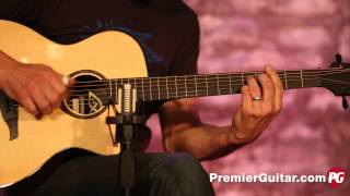 Review Demo  Lag Guitars Tramontane TSE701ACE [upl. by Adora]