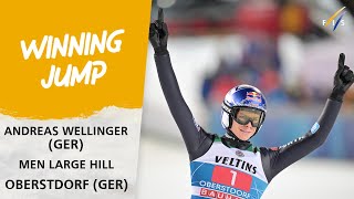 Wellinger breaks Four Hills drought in Oberstdorf  FIS Ski Jumping World Cup 2324 [upl. by Aceber541]