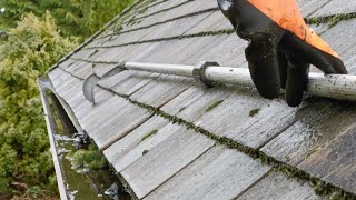 Gutter Cleaning satisfying guttering [upl. by Gayl]