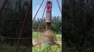 The wheat field was in dire need of water so a nearby well was drilled [upl. by Rheims]