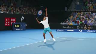 MATCHPOINT TENNIS CHAMPIONSHIPS NICK KYGIOS V NICK KYRGIOS [upl. by Guadalupe]