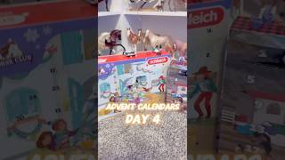 DAY 4 of the schleich amp breyer advent calendars 🤩 breyerhorses hobbyhorse adventcalendar [upl. by Alyakam]