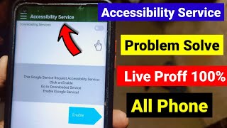 accessibility service problem  google service request accessibility service oneplus issue [upl. by Claudy807]