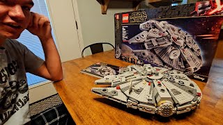 Review for LEGO Star Wars Millennium Falcon 75257 Building Set [upl. by Rasure]