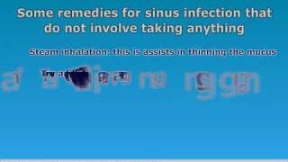 Sinus Infection Alert  Eye Popping Remedies For Sinus Infection Symptoms [upl. by Eninotna27]