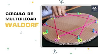 Círculo de multiplicar Waldorf  Aprende matemáticas jugando [upl. by Ahsiral]