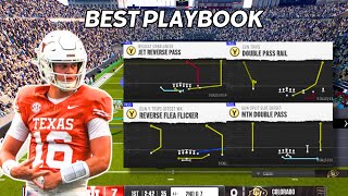 BEST CRAZY EFFECTIVE TRICK PLAY PLAYBOOK IN COLLEGE FOOTBALL 25 [upl. by Saile]