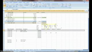 4 Estimating with Excel for the Small Contractor [upl. by Orel]