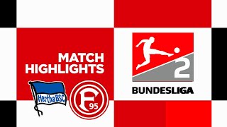 Hertha Berlin  Düsseldorf  Highlights  2 Bundesliga 202425 [upl. by Josephina279]