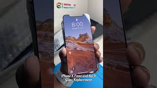 Iphone X Front and Back Glass Change  Glass Replacement [upl. by Marshal]