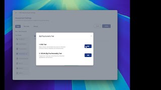 Add a Psychometric Test to your Assessment [upl. by Kyd239]