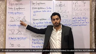 Equilibrium  types of equilibrium  conditions of equilibrium  states of equilibrium  class11 [upl. by Ennyleuqcaj]