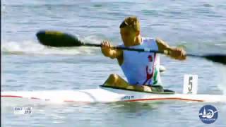 Kopasz Bálint  K1 Junior Men 1000m 2015 Canoe Sprint Junior World Championships [upl. by Dimitris]