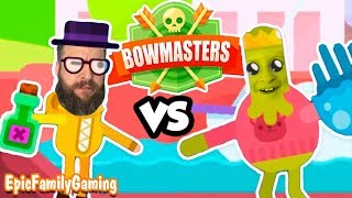 Bowmasters  Gameplay Walkthrough  Maestro vs Octopus King and Upgraded Jeremy iOS [upl. by Wilcox]