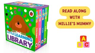 Hey Duggee Little Learning Library Read Along With Millies Mummy [upl. by Aidnama]