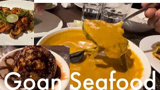 Goan Seafood  Kokum Curry Candolim  Saraswat Food in Goa  North Goa [upl. by Anibur]