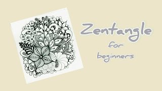 Drawing idea for beginners🔸How to draw easy zentangle 🔸Zentanglepatterns [upl. by Bluma]