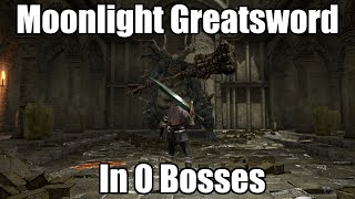 How to Get the Moonlight Greatsword in 0 Bosses [upl. by Brown]