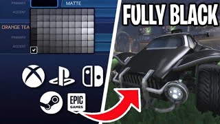 UPDATED 2022 EVERY WAY TO GET A FULLY BLACK CAR IN ROCKET LEAGUE [upl. by Cirilla906]